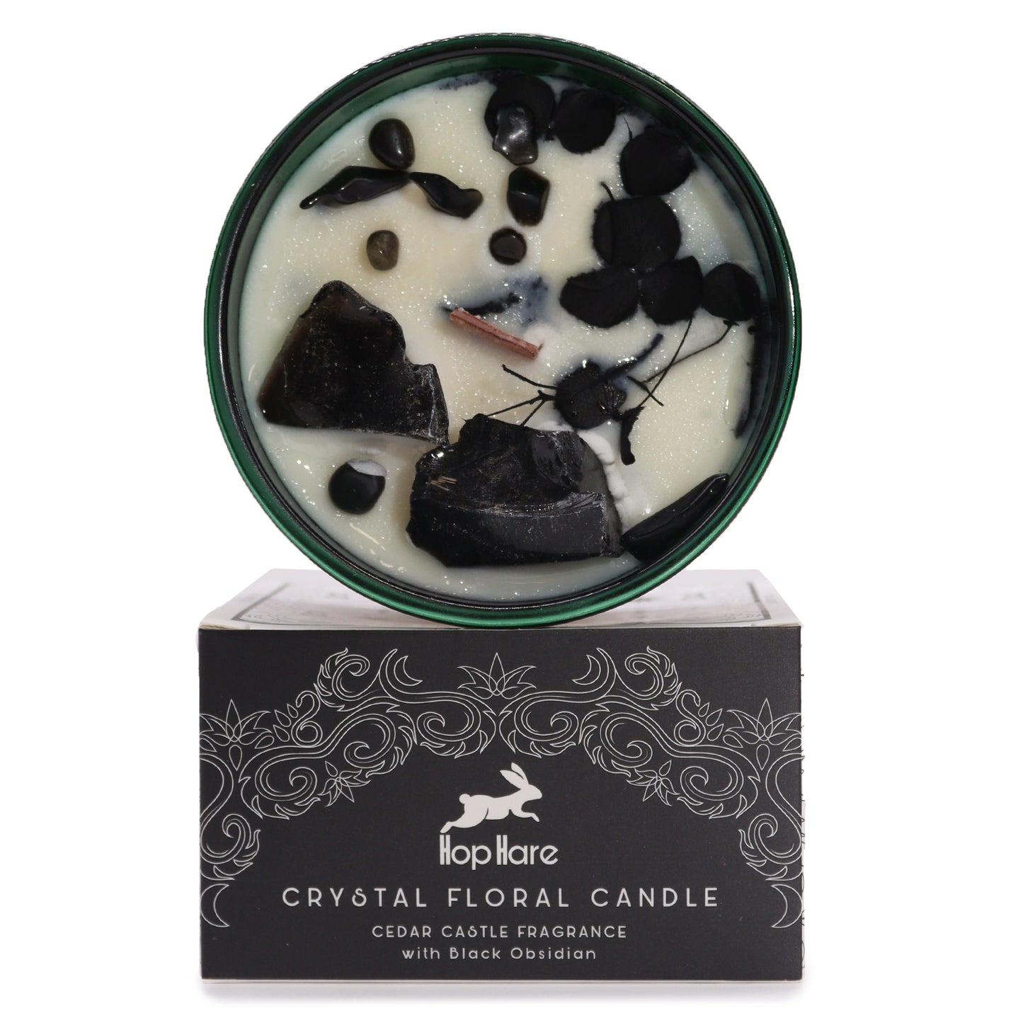 Hop Hare Crystal Magic Tarot Candle - The Knight of Swords