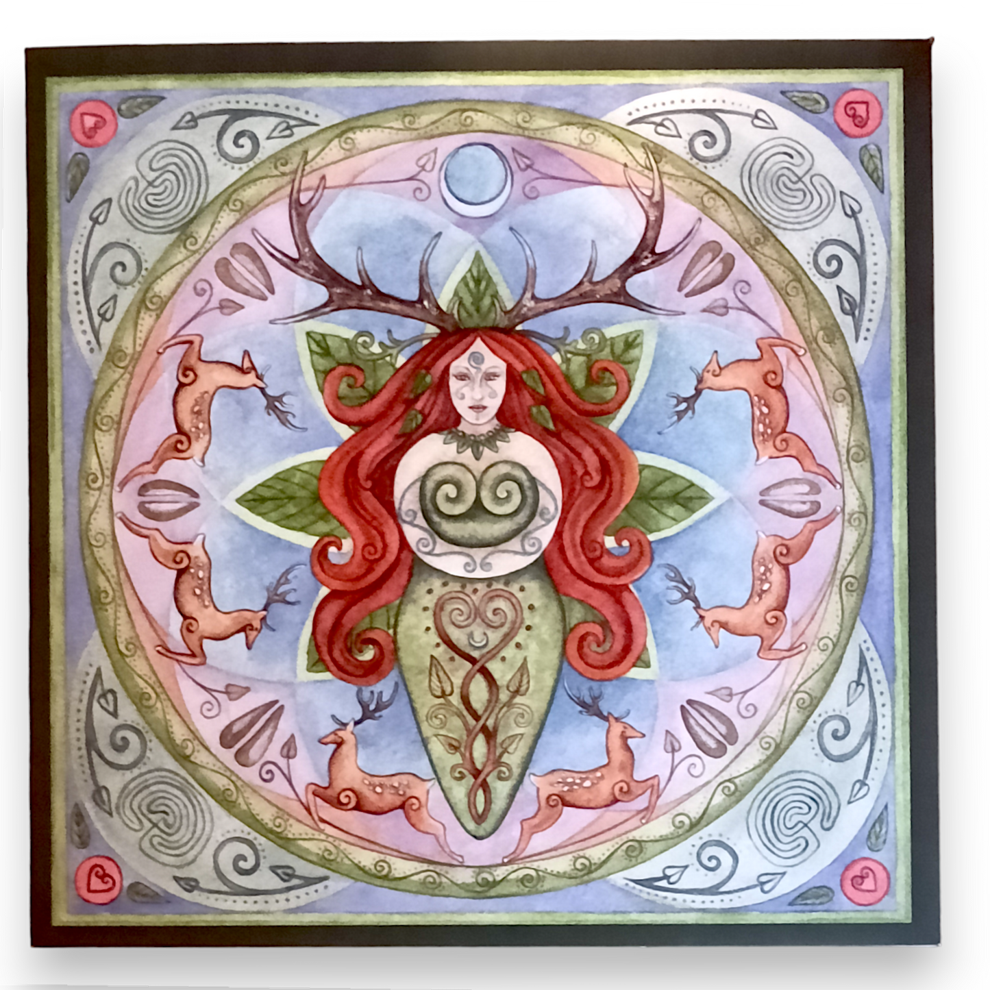 Elen Mandala Art Greeting Card by Esther Remmington