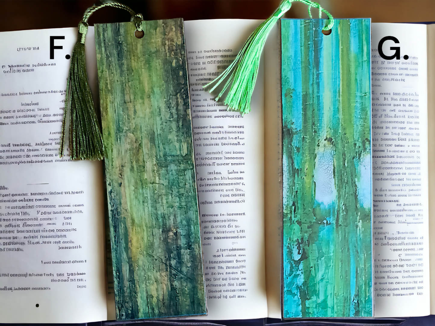 Abstract Texture Art Bookmarks