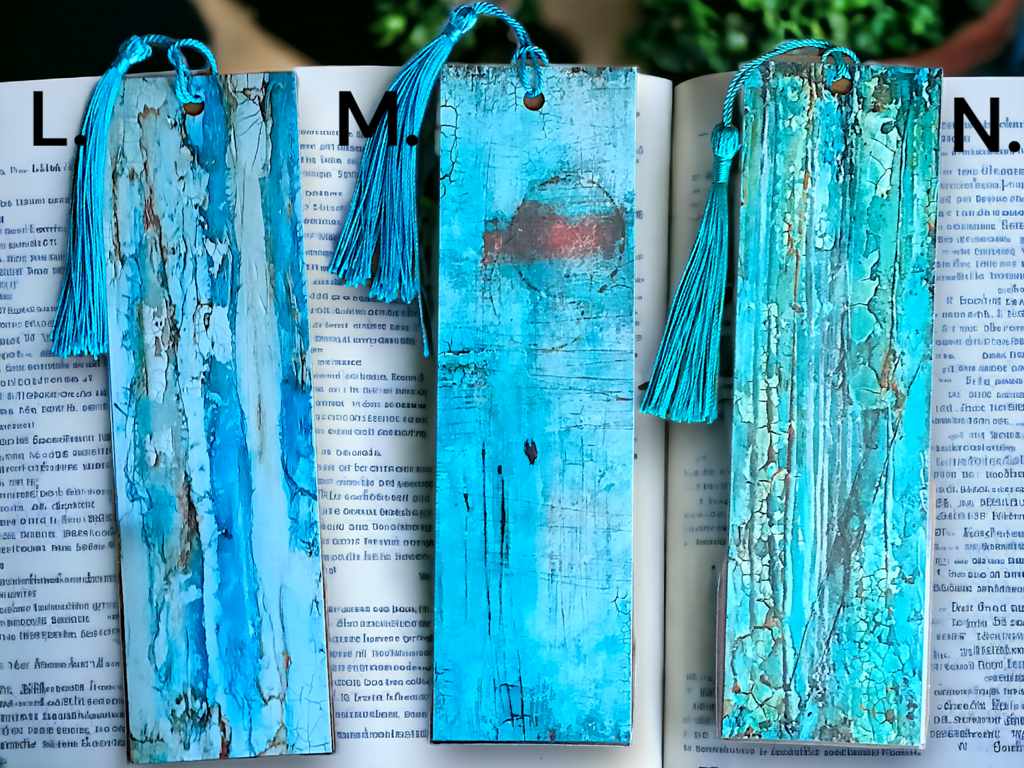 Abstract Texture Art Bookmarks