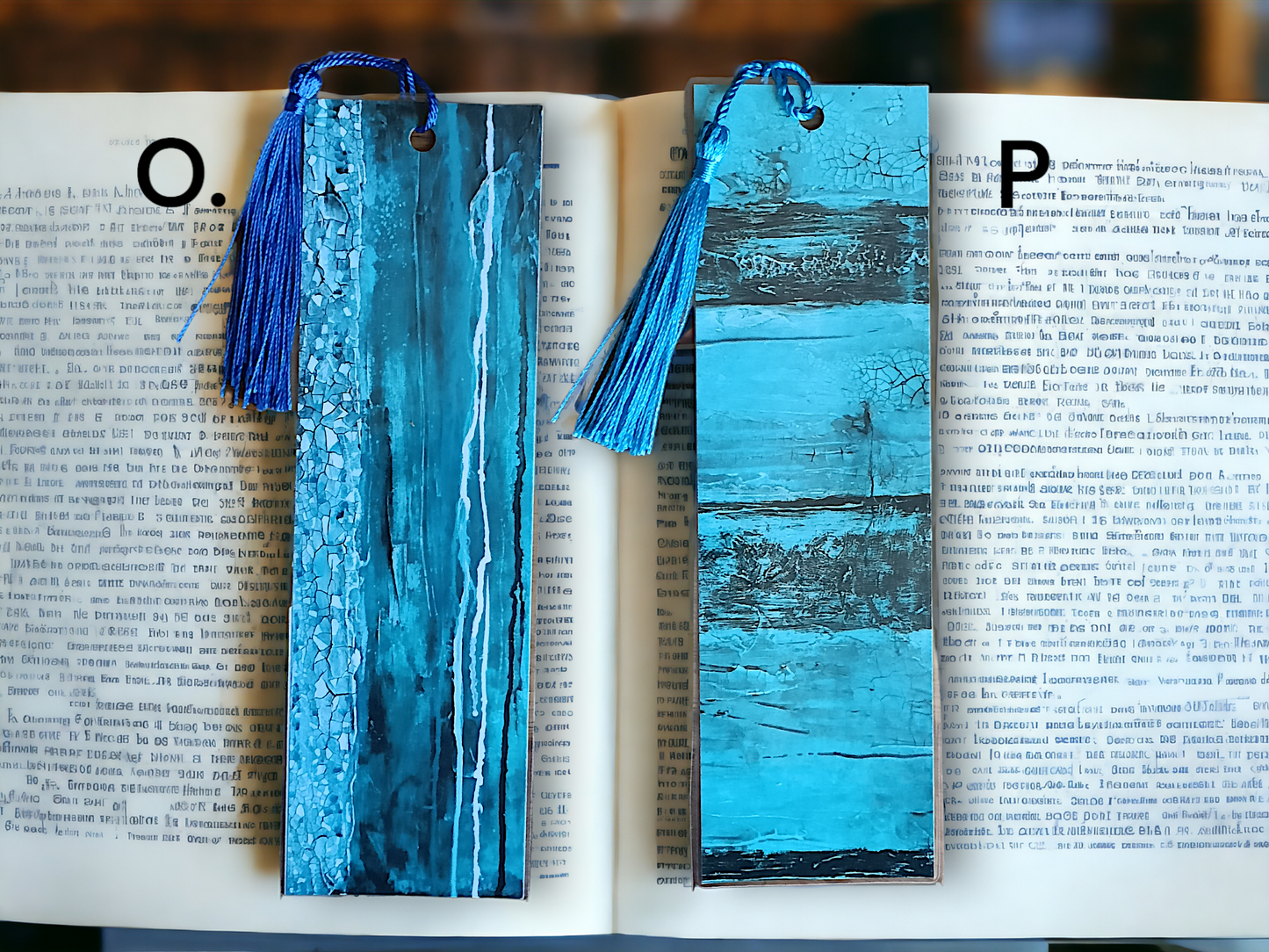 Abstract Texture Art Bookmarks