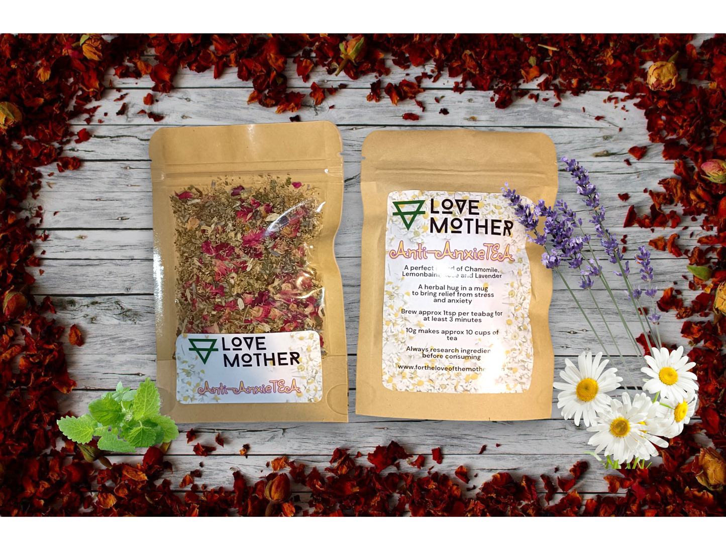 Anti-AnxieTEA Herbal Tea Blend 10g Anxiety Calming