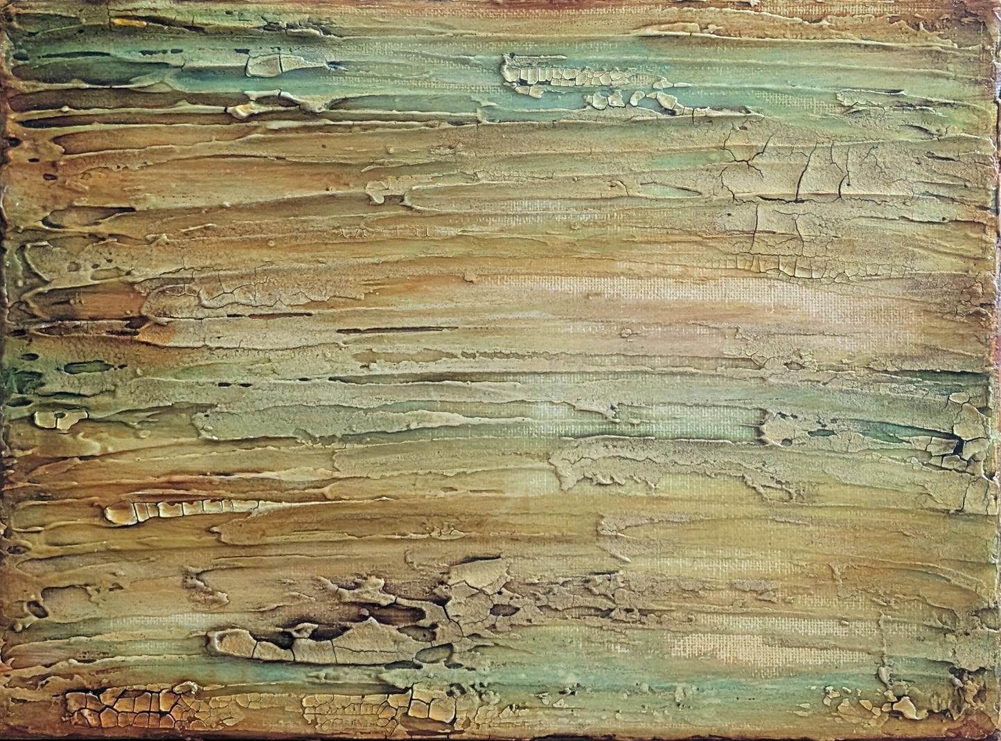 Laid Bare - Small Original Abstract Painting by Shelly Cook